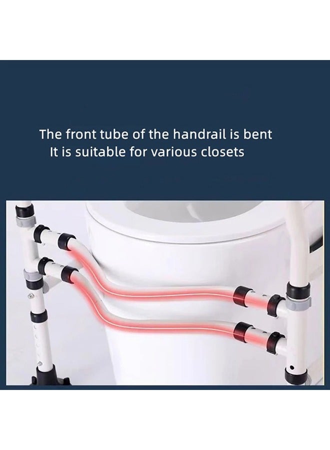 XiuWoo Toilet Safety Frame Enhanced Support For Elderly And Handicap Individuals Adjustable Width And Non-slip - Image 4